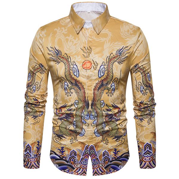 3d dragon printed shirt men 2020 new men shirt casual cotton mens dress shirts long sleeve slim fit male 3xl, White;black
3d dragon printed shirt men 2020 new men shirt casual cotton mens dress shirts long sleeve slim fit male 3xl, White;black