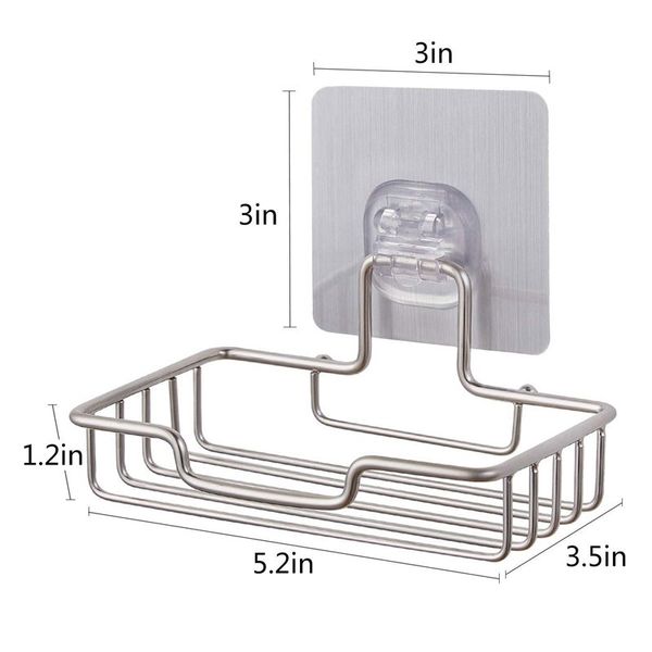 soap dish holder for bathroom shower wall mounted self adhesive nail no drilling soap holder saver tray-stainless steel spo
soap dish holder for bathroom shower wall mounted self adhesive nail no drilling soap holder saver tray-stainless steel spo