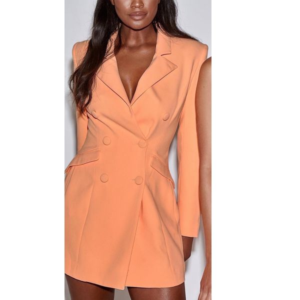 missord 2019 women long sleeve buttons solid color blazer female high street coat ft19491, Black
missord 2019 women long sleeve buttons solid color blazer female high street coat ft19491, Black