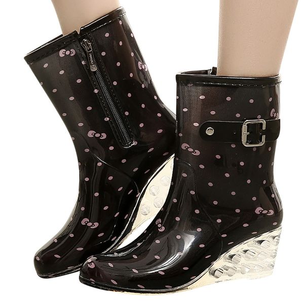 youyedian polka dot women's boots zipper buckle shoes pointed toe mid-calf women boots waterproof non-slip shoes botas mujer, Black
youyedian polka dot women's boots zipper buckle shoes pointed toe mid-calf women boots waterproof non-slip shoes botas mujer, Black