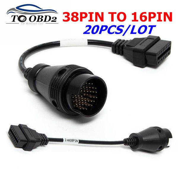 20pcs/lot for iveco 38 pin odb obd2 diagnostic cable adapter to female 16pin obdii connector car diagnostic cable foriveco 38pin
20pcs/lot for iveco 38 pin odb obd2 diagnostic cable adapter to female 16pin obdii connector car diagnostic cable foriveco 38pin