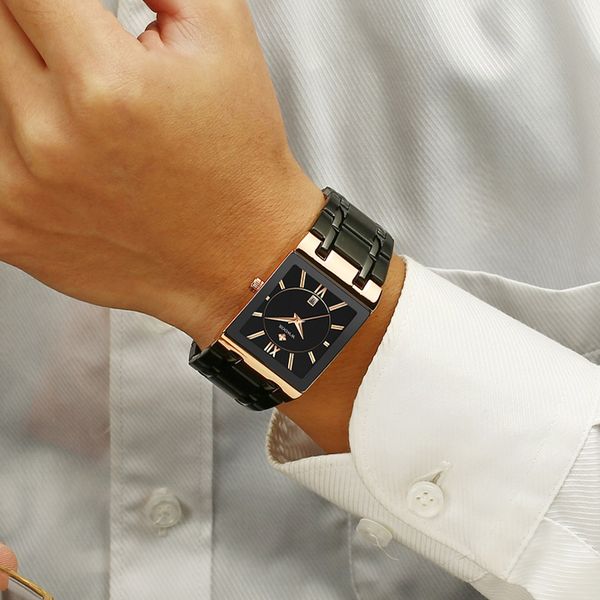 relojes hombre 2020 wwoor watch men square quartz mens watches business waterproof wristwatch man orologio uomo, Slivery;brown
relojes hombre 2020 wwoor watch men square quartz mens watches business waterproof wristwatch man orologio uomo, Slivery;brown