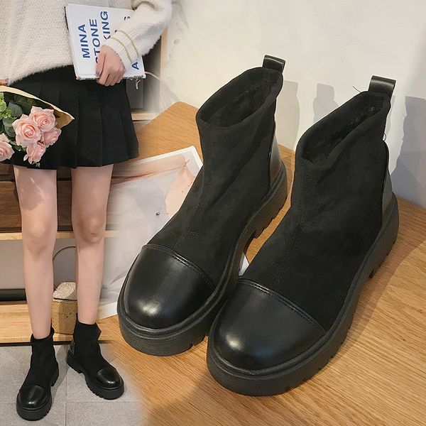 women's boots autumn shoes lace up winter footwear luxury designer round toe boots-women booties ladies med 2020 lolita fashion, Black
women's boots autumn shoes lace up winter footwear luxury designer round toe boots-women booties ladies med 2020 lolita fashion, Black