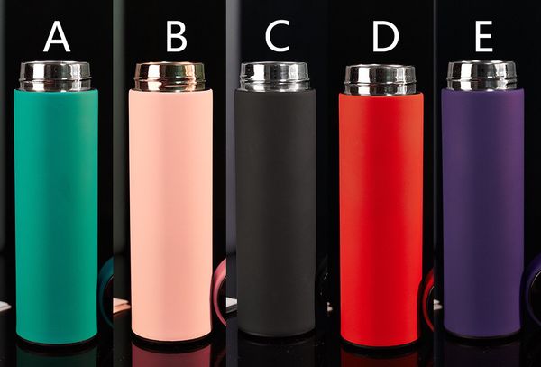 16oz smart water bottle 500ml stainless steel tumbler travel mugs insulated temperature indicator drinking water reminder keep heat cold
16oz smart water bottle 500ml stainless steel tumbler travel mugs insulated temperature indicator drinking water reminder keep heat cold