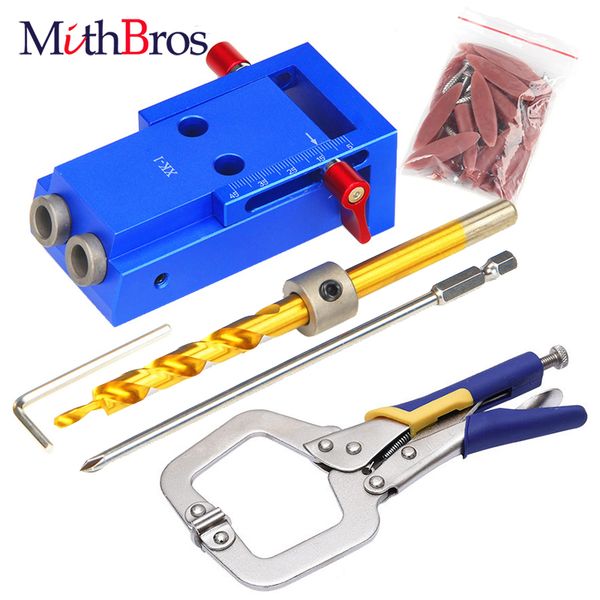 mithbros upgraded mini style pocket hole jig kit system for wood working & joinery step drill bit accessories hardware tools
mithbros upgraded mini style pocket hole jig kit system for wood working & joinery step drill bit accessories hardware tools