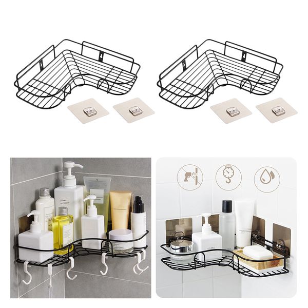 wall mount corner design shower caddy storage organizer with adhesive suction cups, kitchen spice racks utensil holder, single tier
wall mount corner design shower caddy storage organizer with adhesive suction cups, kitchen spice racks utensil holder, single tier