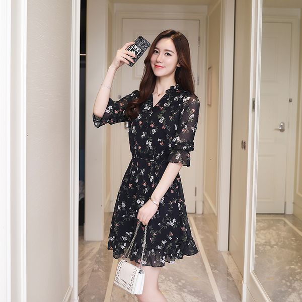 women designer dresses women clothes size plus summer chiffon floral dress korean women mini dresses beach vestidos designer clothes, Black;gray
women designer dresses women clothes size plus summer chiffon floral dress korean women mini dresses beach vestidos designer clothes, Black;gray