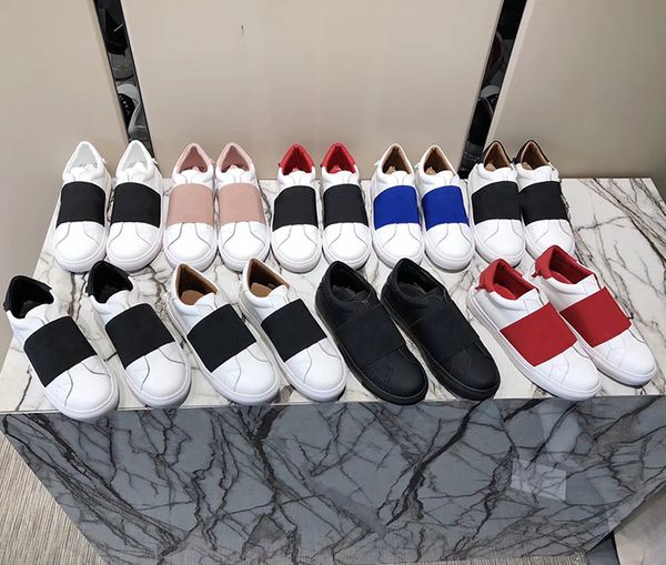 fashion men women urban street webbing sneakers white leather trainers low-men shoes real leather with box colors us5-11, Black
fashion men women urban street webbing sneakers white leather trainers low-men shoes real leather with box colors us5-11, Black