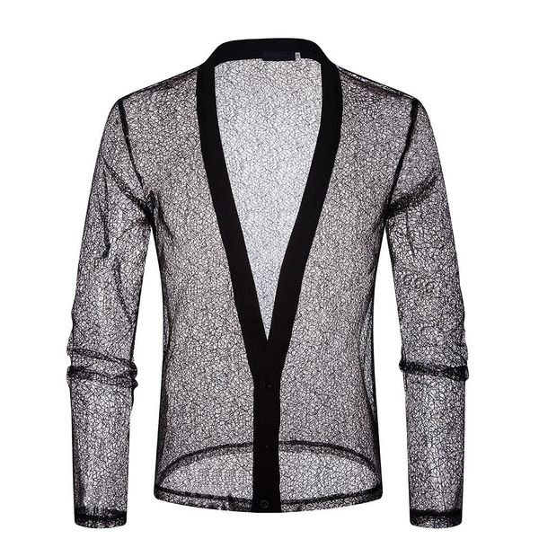 jaycosin 2019 autumn men's linen mesh shirt men's deep v shirt long-sleeved cotton linen, White;black
jaycosin 2019 autumn men's linen mesh shirt men's deep v shirt long-sleeved cotton linen, White;black