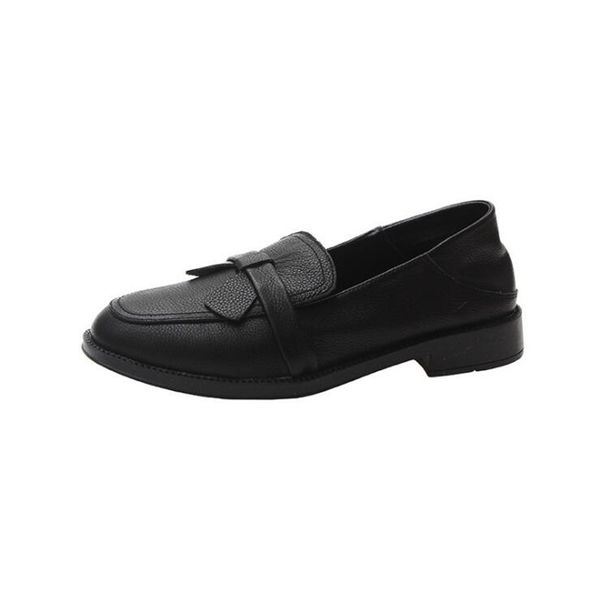 the first layer of leather women's classic white shoes spring new leather comfortable fashion breathable lazy shoes, Black
the first layer of leather women's classic white shoes spring new leather comfortable fashion breathable lazy shoes, Black