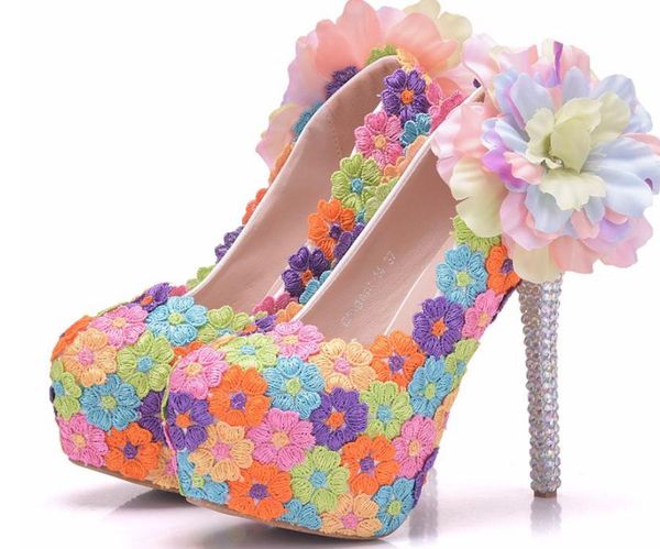 2019 women's shoes in spring and autumn with new style high heel fine heel round head flower waterproof table shoes heel 11cm,14cm@qwcv, Black
2019 women's shoes in spring and autumn with new style high heel fine heel round head flower waterproof table shoes heel 11cm,14cm@qwcv, Black