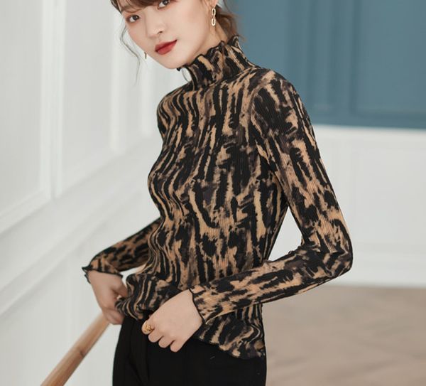 leopard print blouse women long sleeve turtleneck goffer ladies blouses woman 2020 vintage clothing p013, White
leopard print blouse women long sleeve turtleneck goffer ladies blouses woman 2020 vintage clothing p013, White