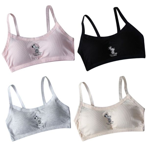 student girl spaghetti straps training bra underwear cute cartoon zebra planet animal print bralette thread ribbed wireless vest, Camo
student girl spaghetti straps training bra underwear cute cartoon zebra planet animal print bralette thread ribbed wireless vest, Camo