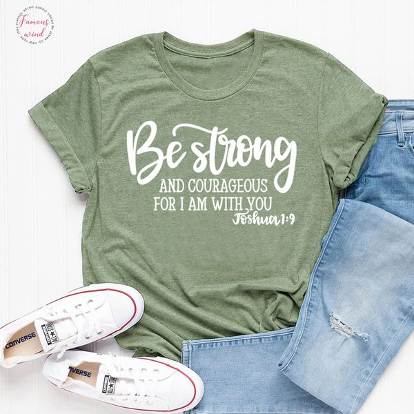 be strong and courageous christian t shirt joshua 1:9 clothing religious hipster tee stylish jesus faith outfits art oversize, White
be strong and courageous christian t shirt joshua 1:9 clothing religious hipster tee stylish jesus faith outfits art oversize, White