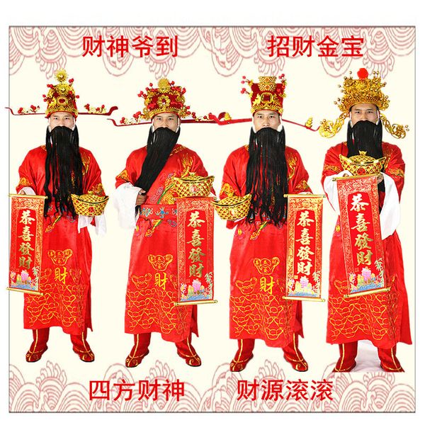 fortuna mammon costume company open ceremony god of wealth clothing outfit overseas singapore chinese cosplay fancy stage dress, Red
fortuna mammon costume company open ceremony god of wealth clothing outfit overseas singapore chinese cosplay fancy stage dress, Red