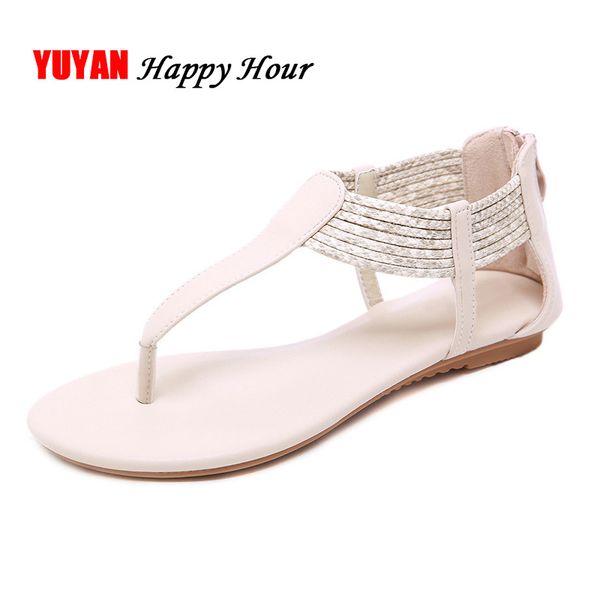 bohemia sandals women summer shoes 2019 flat flip flops beach sandals plus size womens yx496, Black
bohemia sandals women summer shoes 2019 flat flip flops beach sandals plus size womens yx496, Black