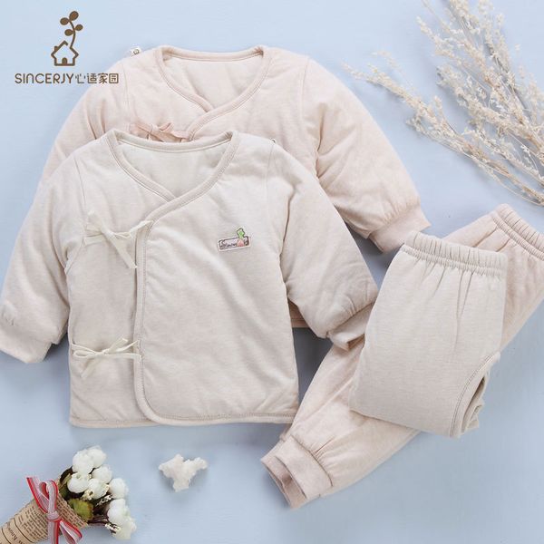 children cotton womens suits winter baby padded underwear for men and women baby suit warm two-piece set childrens set, White
children cotton womens suits winter baby padded underwear for men and women baby suit warm two-piece set childrens set, White