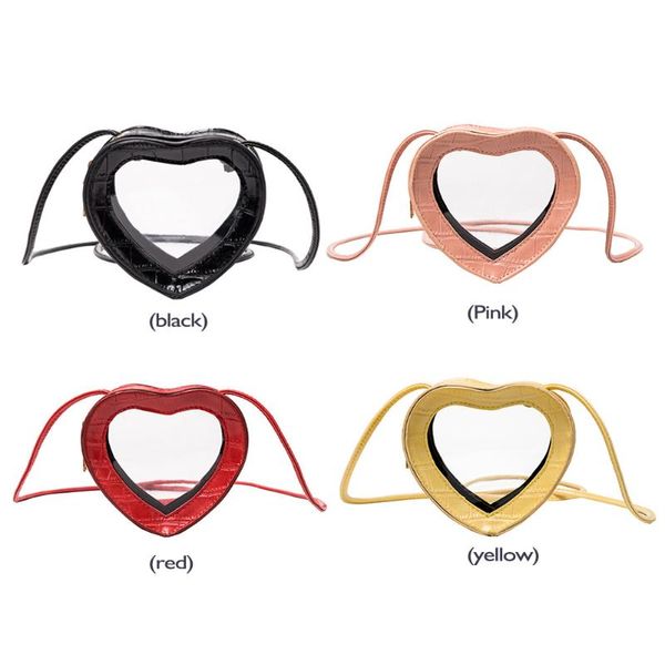 casual women small love heart shaped crossbody bags fashion ladies pvc pu transparent shoulder messenger handbags
casual women small love heart shaped crossbody bags fashion ladies pvc pu transparent shoulder messenger handbags