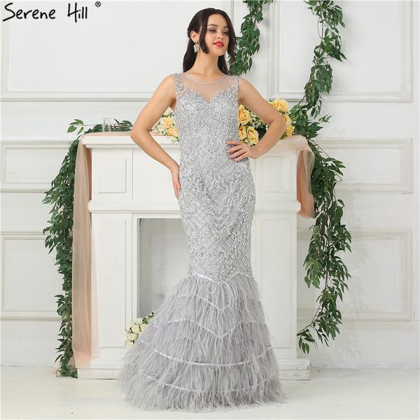 new silver perspective mermaid evening dress diamond feathers fashion luxury evening gowns 2019 serene hill la6654, White;black
new silver perspective mermaid evening dress diamond feathers fashion luxury evening gowns 2019 serene hill la6654, White;black