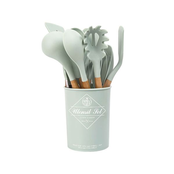 silicone cooking utensil set non-stick brush shovel wooden handle pastry baking tool salad spoon
silicone cooking utensil set non-stick brush shovel wooden handle pastry baking tool salad spoon