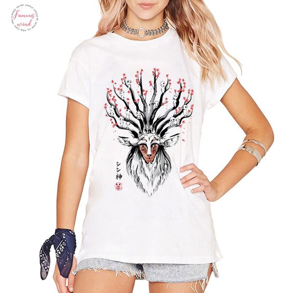 deer god princess mononoke of the forest design women t shirt spandex 2019 new fashion fantastic harajuku summer tees short sleeve, White
deer god princess mononoke of the forest design women t shirt spandex 2019 new fashion fantastic harajuku summer tees short sleeve, White