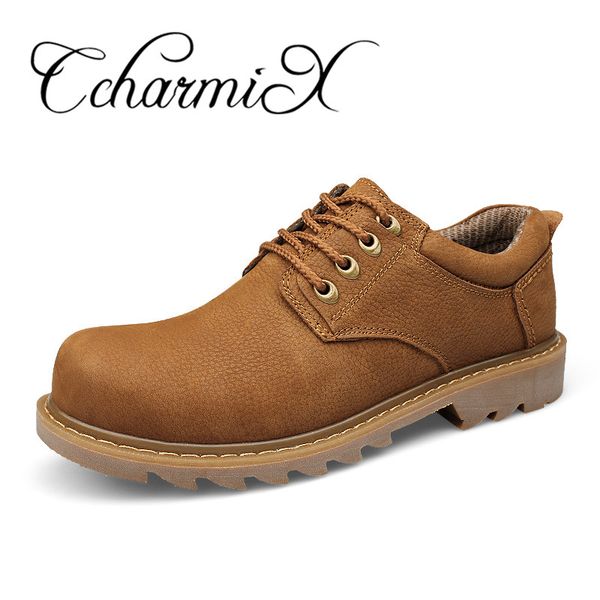 ccharmix men work shoes genuine leather men's formal shoes male leather flats british board lace-up large size footwear, Black
ccharmix men work shoes genuine leather men's formal shoes male leather flats british board lace-up large size footwear, Black