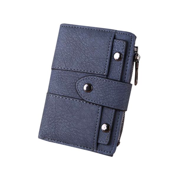 women lady girl wallet purse short vintage pu leather buckle for money card coin msj99, Red;black
women lady girl wallet purse short vintage pu leather buckle for money card coin msj99, Red;black