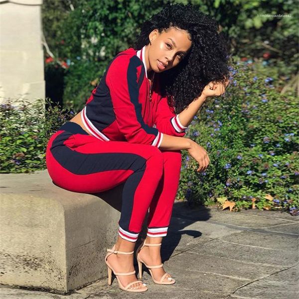 sports 2 piece pants loose zipper long sleeved stand collar fashion women tracksuits striped panelled womens designer tracksuits casual, Gray
sports 2 piece pants loose zipper long sleeved stand collar fashion women tracksuits striped panelled womens designer tracksuits casual, Gray
