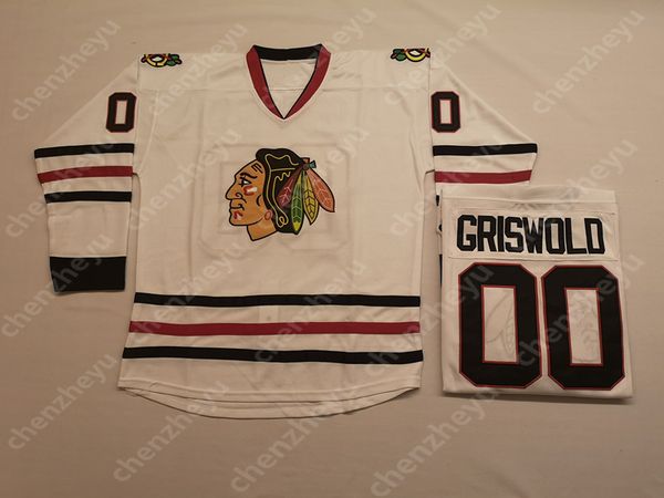 Chicago Blackhawks Hockey Jerseys White 00 Clark Griswold
Chicago Blackhawks Hockey Jerseys White 00 Clark Griswold