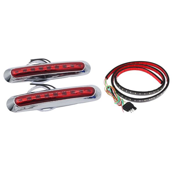 2pcs 9 led side marker lights tail lamp car truck trailer rear lights parking light red & 1pcs black brake light
2pcs 9 led side marker lights tail lamp car truck trailer rear lights parking light red & 1pcs black brake light