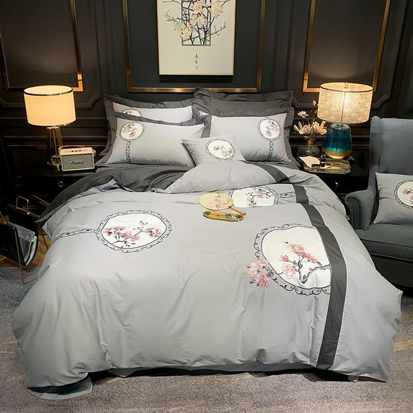 chinese style bedding set embroidered duvet cover bed sheet pillowcase 100% cotton embroidery bedding king
chinese style bedding set embroidered duvet cover bed sheet pillowcase 100% cotton embroidery bedding king