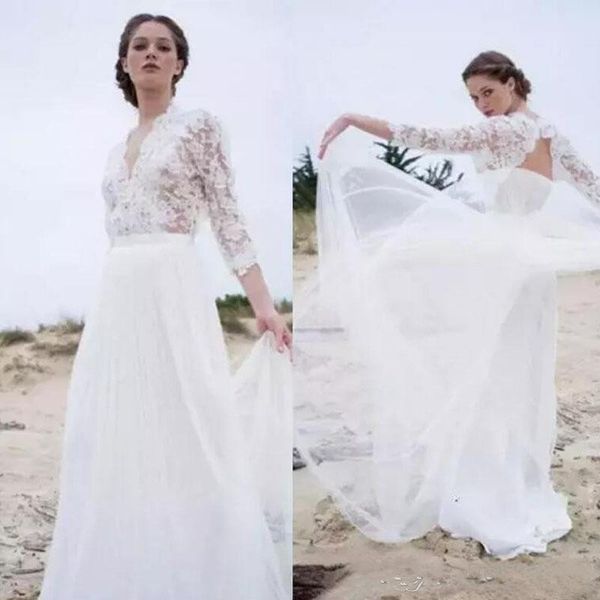2019 new arrival wedding dresses v neck with long lace sleeves tulle keyhole back country reception wedding dress bridal gowns cheap, White
2019 new arrival wedding dresses v neck with long lace sleeves tulle keyhole back country reception wedding dress bridal gowns cheap, White