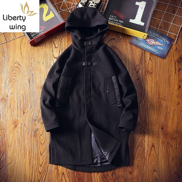 korean fashion medium length hooded mens trench coats winter long sleeve loose fit casual male outerwear overcoats plus size 5xl, Tan;black
korean fashion medium length hooded mens trench coats winter long sleeve loose fit casual male outerwear overcoats plus size 5xl, Tan;black