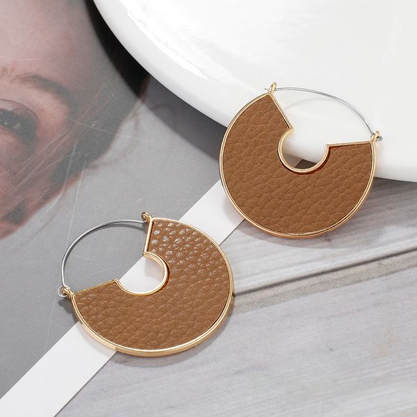 aensoa vintage leather round dangle earrings for women geometric gold color metal snake leopard dangle earrings jewelry, Silver
aensoa vintage leather round dangle earrings for women geometric gold color metal snake leopard dangle earrings jewelry, Silver