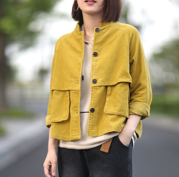 autumn jackets women retro loose corduroy casual coat 2019 new female cardigan long-sleeved pocket mori girl jackets, Black;brown
autumn jackets women retro loose corduroy casual coat 2019 new female cardigan long-sleeved pocket mori girl jackets, Black;brown