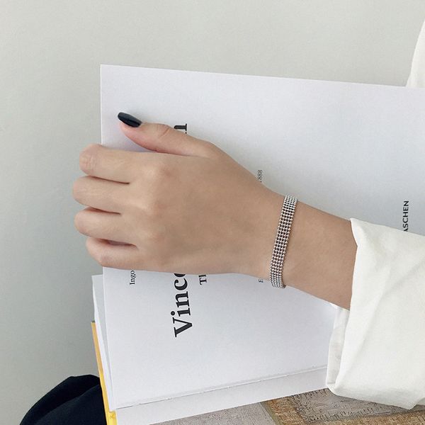 vivilady real 925 sterling silver multilayer round bead women charm bracelet ins trendy wide for female wedding jewelry bijoux, Golden;silver
vivilady real 925 sterling silver multilayer round bead women charm bracelet ins trendy wide for female wedding jewelry bijoux, Golden;silver