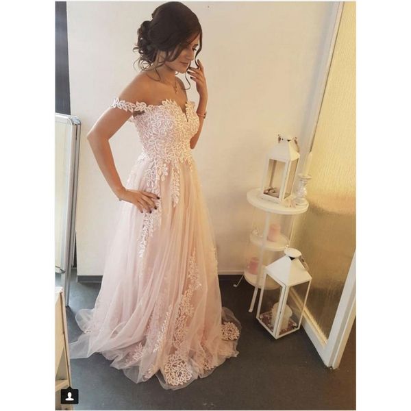 princess a line tulle prom dresses off the shoulder lace appliques backless plus size women evening dress long party gowns, Black
princess a line tulle prom dresses off the shoulder lace appliques backless plus size women evening dress long party gowns, Black