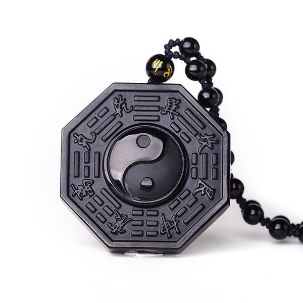 drop ship black obsidian bagua necklace pendant yin yang pendant black jade pendant jade jewelry with beads chain, Silver
drop ship black obsidian bagua necklace pendant yin yang pendant black jade pendant jade jewelry with beads chain, Silver