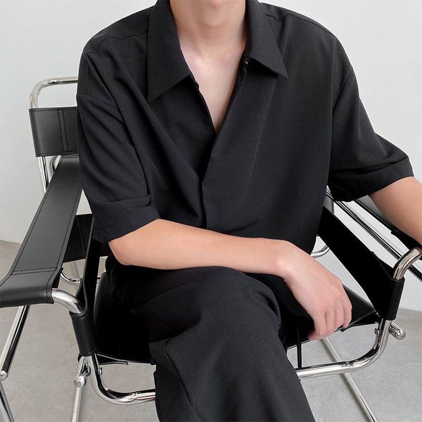 men's short-sleeved shirt 2020 autumn and winter new solid color loose super comfortable soft shirt young fashion men's clothing, White;black
men's short-sleeved shirt 2020 autumn and winter new solid color loose super comfortable soft shirt young fashion men's clothing, White;black