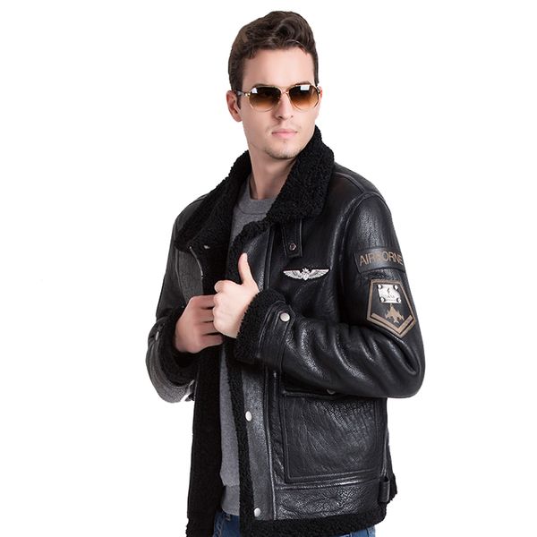 100% guaranteed genuine leather sheepskin fur coat male formal shearling clothing winter sheepskin jacket men fur overcoat, Black
100% guaranteed genuine leather sheepskin fur coat male formal shearling clothing winter sheepskin jacket men fur overcoat, Black
