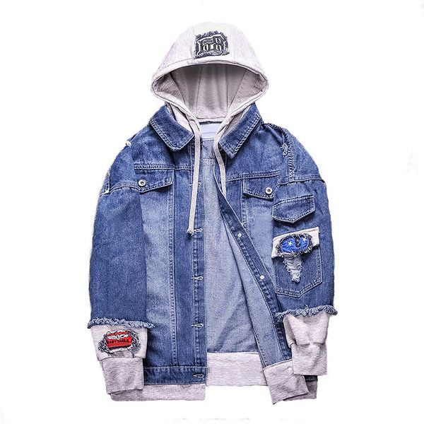 2018 autumn and winter men's japanese and korean fashion brand men's youth hooded denim jacket sweater coat shirt ga001, Black;brown
2018 autumn and winter men's japanese and korean fashion brand men's youth hooded denim jacket sweater coat shirt ga001, Black;brown