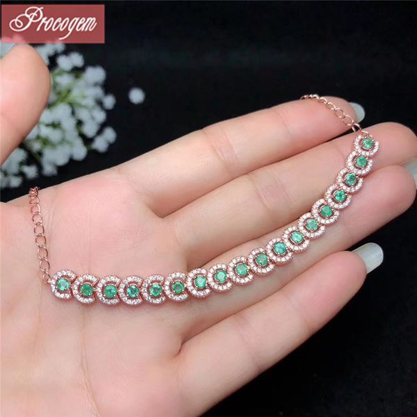 natural emerald bracelets for women 3mm 0.12ctx18pcs genuine gemstone graceful chain bracelets 925solid silver fine jewelry #265, Golden;silver
natural emerald bracelets for women 3mm 0.12ctx18pcs genuine gemstone graceful chain bracelets 925solid silver fine jewelry #265, Golden;silver