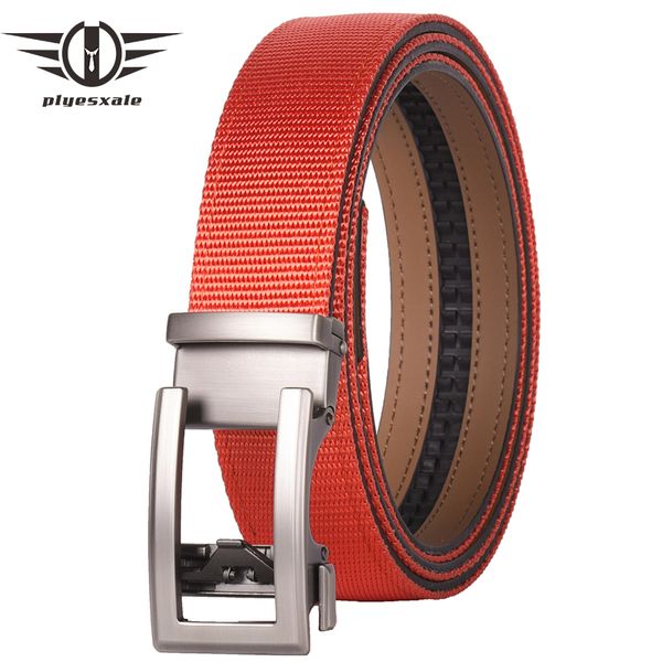 plyesxale brand nylon leather belt for men green black khaki beige orange mens ratchet automatic belts formal dress belt man b81, Black;brown
plyesxale brand nylon leather belt for men green black khaki beige orange mens ratchet automatic belts formal dress belt man b81, Black;brown