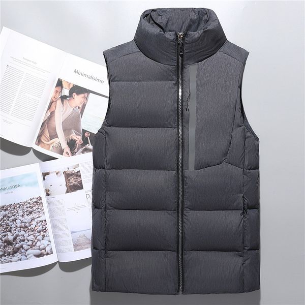 mens winter waistcoat mens stand collar fashion down vest men sleeveless jacket outerwear, Black;white
mens winter waistcoat mens stand collar fashion down vest men sleeveless jacket outerwear, Black;white