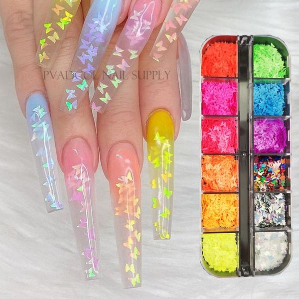 neon nail art glitter fluorescent butterfly shape sequins flakes manicure 3d nail art decoration, Silver;gold
neon nail art glitter fluorescent butterfly shape sequins flakes manicure 3d nail art decoration, Silver;gold