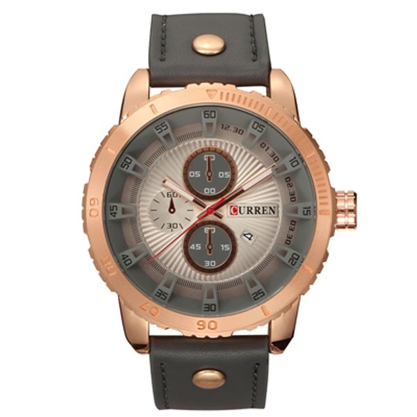 new arrivals curren 8206 genuine leather strap movement imported from japan with calendar fashion mens quartz watch ing, Slivery;brown
new arrivals curren 8206 genuine leather strap movement imported from japan with calendar fashion mens quartz watch ing, Slivery;brown