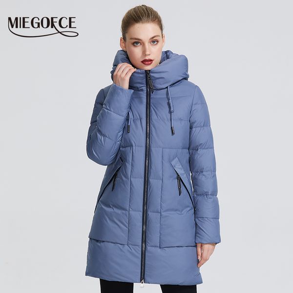 miegofce 2019 winter women collection women's warm jacket made with real bio winter jackets windproof stand-up collar with hood y190926, Black;white
miegofce 2019 winter women collection women's warm jacket made with real bio winter jackets windproof stand-up collar with hood y190926, Black;white