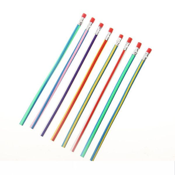 2020 korea cute flexible soft pencil with eraser school stationery colorful magic bendy pencils student school office writing supplies
2020 korea cute flexible soft pencil with eraser school stationery colorful magic bendy pencils student school office writing supplies