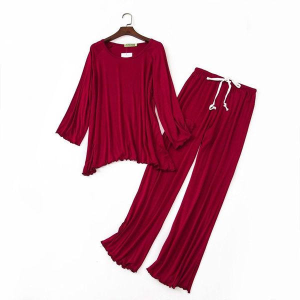 2019 summer two-piece female casual loosen pajama sets ladies modal sleepwear suit women round collar t shirt & pants plus size, Blue;gray
2019 summer two-piece female casual loosen pajama sets ladies modal sleepwear suit women round collar t shirt & pants plus size, Blue;gray