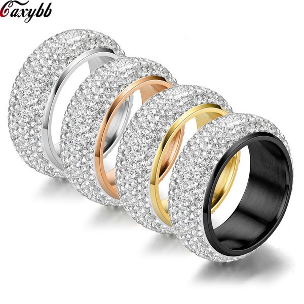 stainless steel rings 8mm full rhinestone for women luxurious paragraph personalized custom fashion jewelry, Slivery;golden
stainless steel rings 8mm full rhinestone for women luxurious paragraph personalized custom fashion jewelry, Slivery;golden